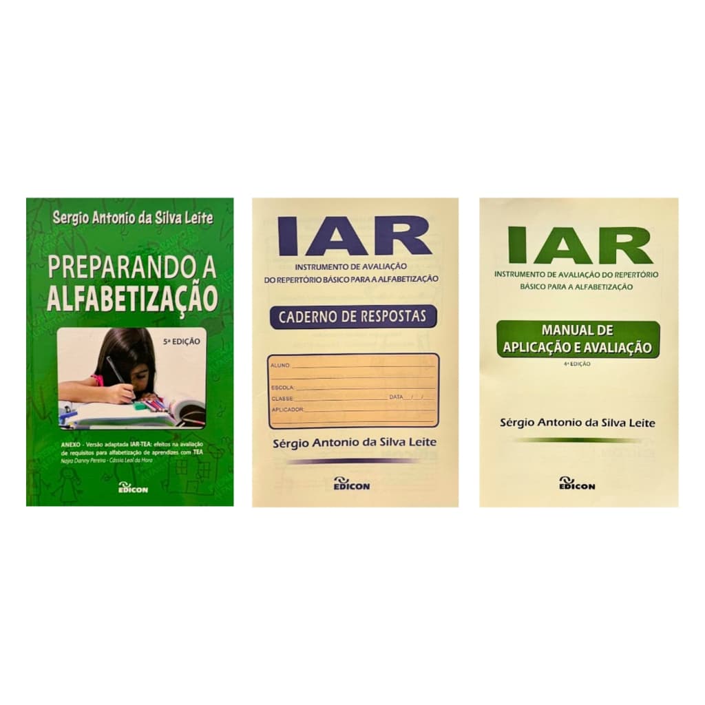 KIT Teste Requisitos Básicos Alfabetização Iar