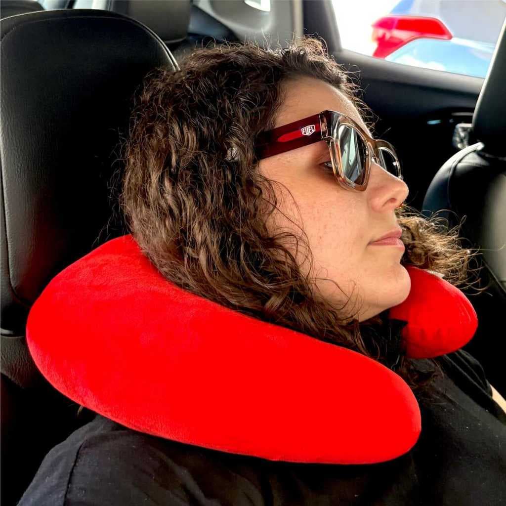 Travesseiro De Pescoço Viagem Almofada De Pescoço Infantil Adulto