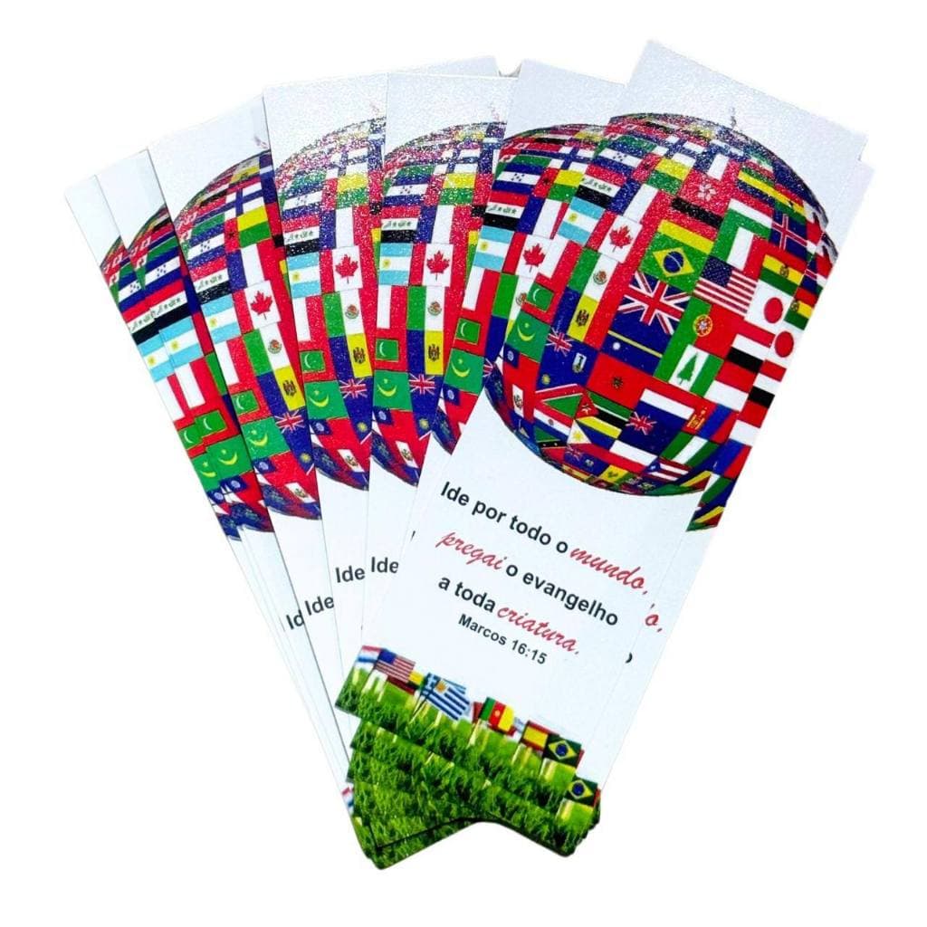 60 marca pagina missões igreja  13,5 x 4,5 cm