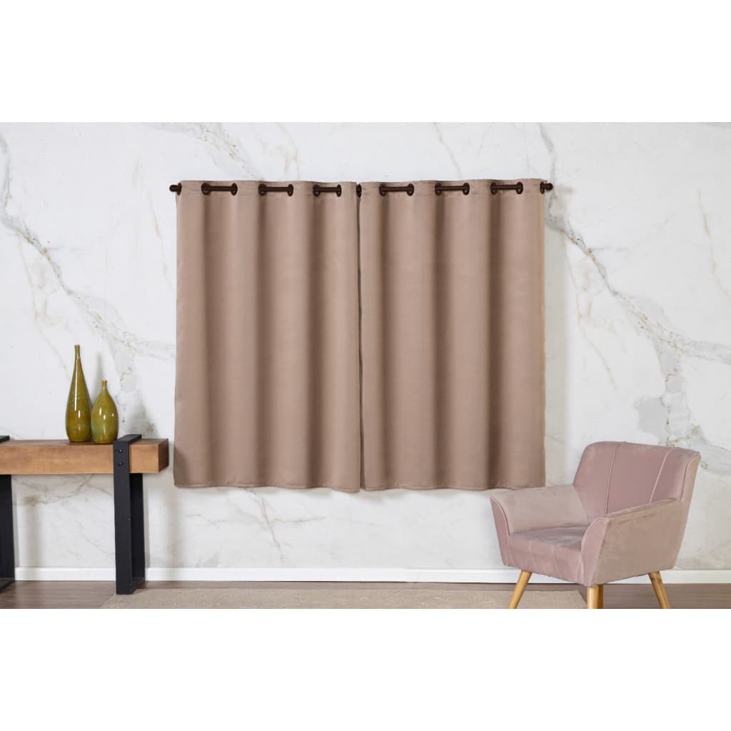 Cortina blackout tecido 2,00x1,30 para sala quarto e cozinha