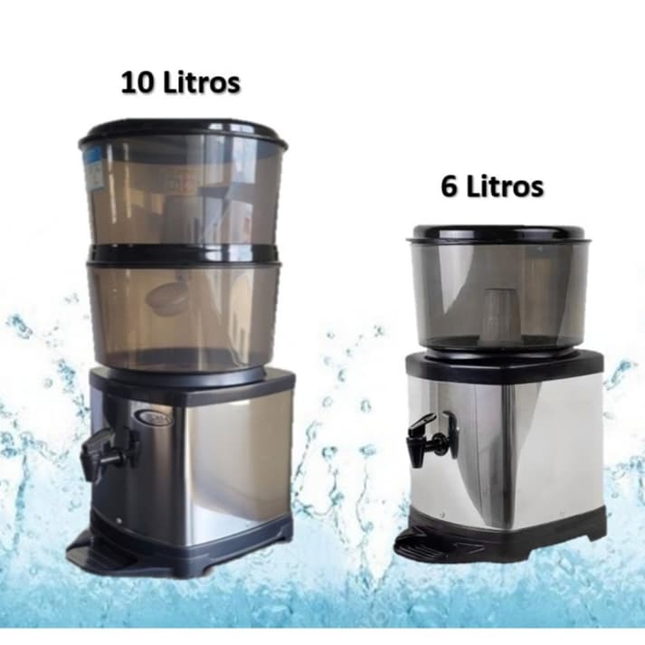 Bebedouro Filtro Para Água Inox Com Base De Barro