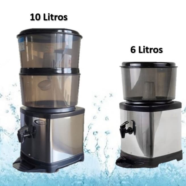 Bebedouro Para Agua Filtro Para Agua Inox Com Base De Barro