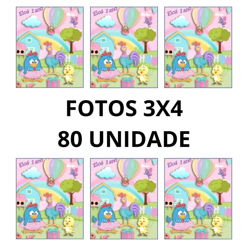 Pacote com 80 Fotos 3x4 – Impressão Profissional em Papel Fotográfico!