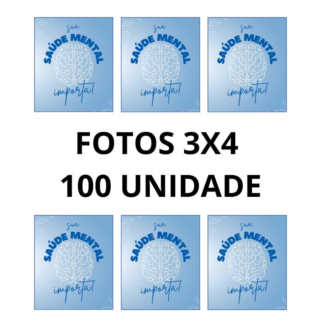 Pacote com 100 Fotos 3x4 – Perfeito para Identificação, Convites e Souvenirs!