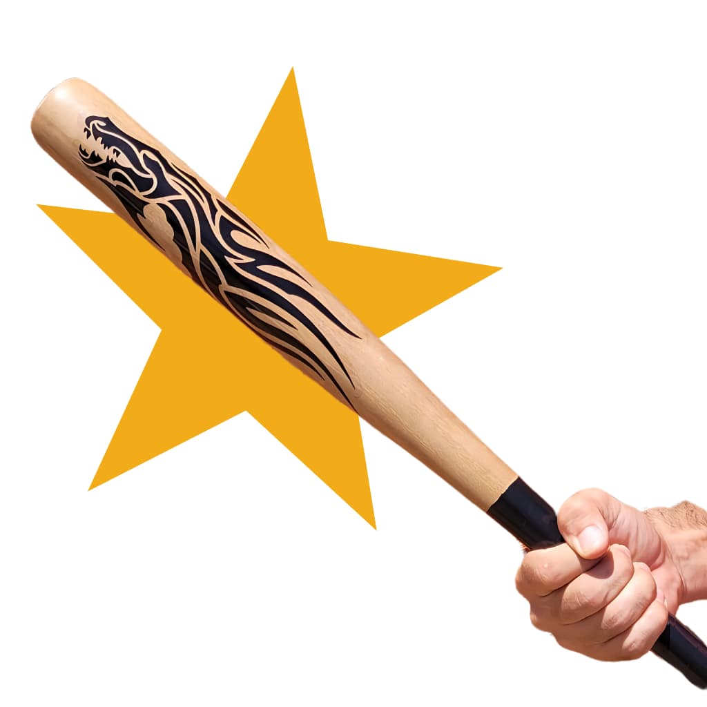 Taco Bastão Baseball (baseibol) Personalizados Dragão Furia