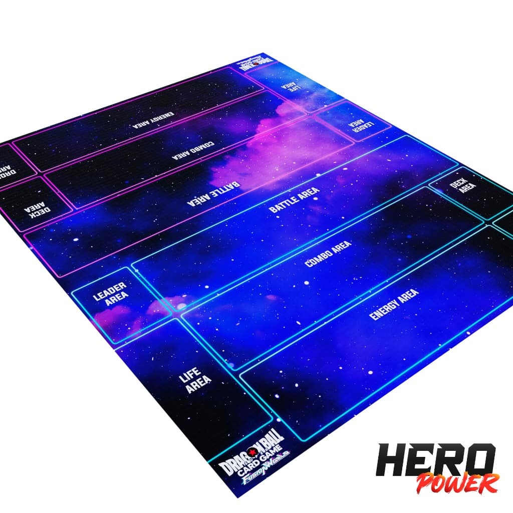 Playmat Dragon Ball Fusion TCG Galaxy Duplo Lona Vinil Card Game Jogo de cartas