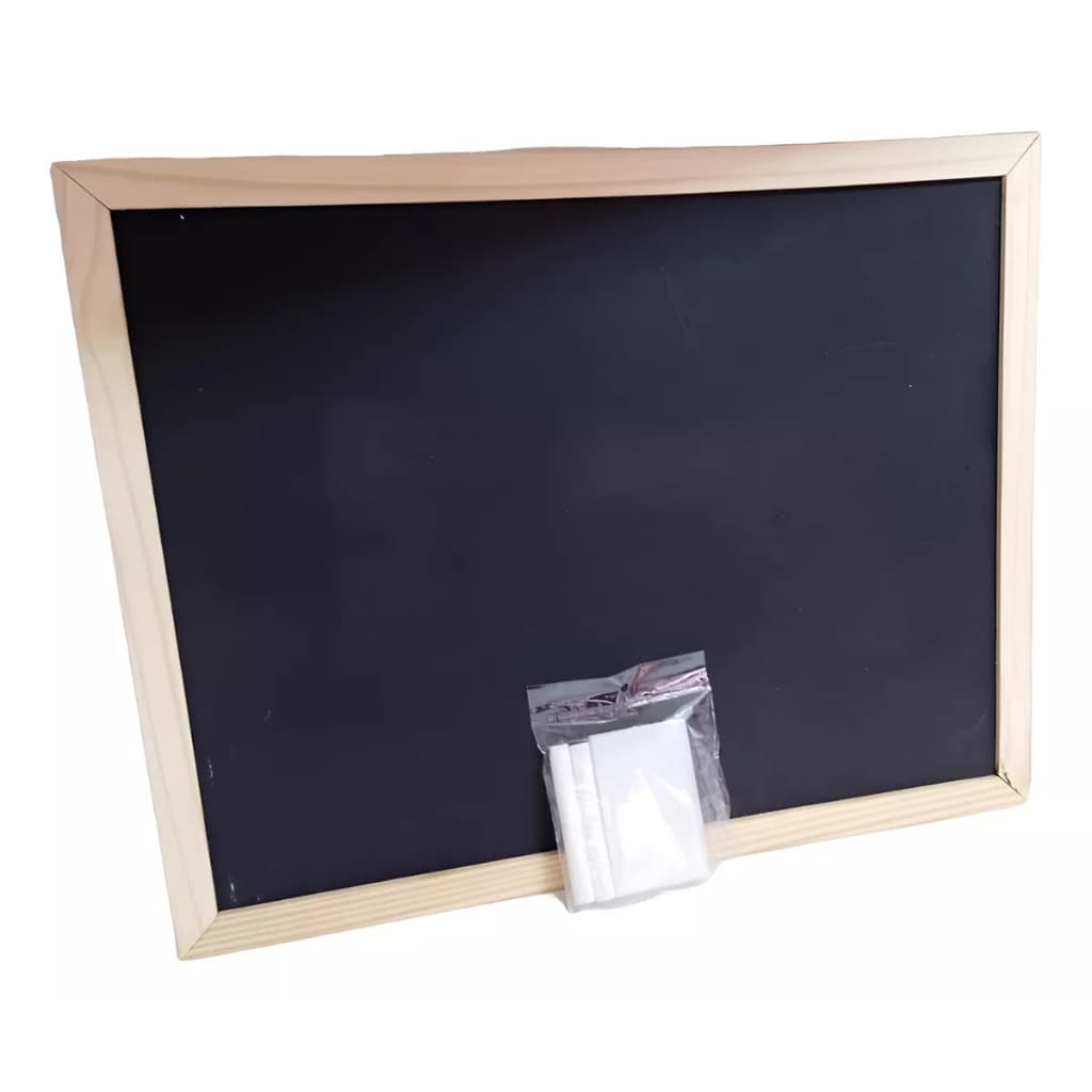Lousa Quadro Verde Azul Preto Rosa Infantil Escolar 36x46 + Giz + Apagador