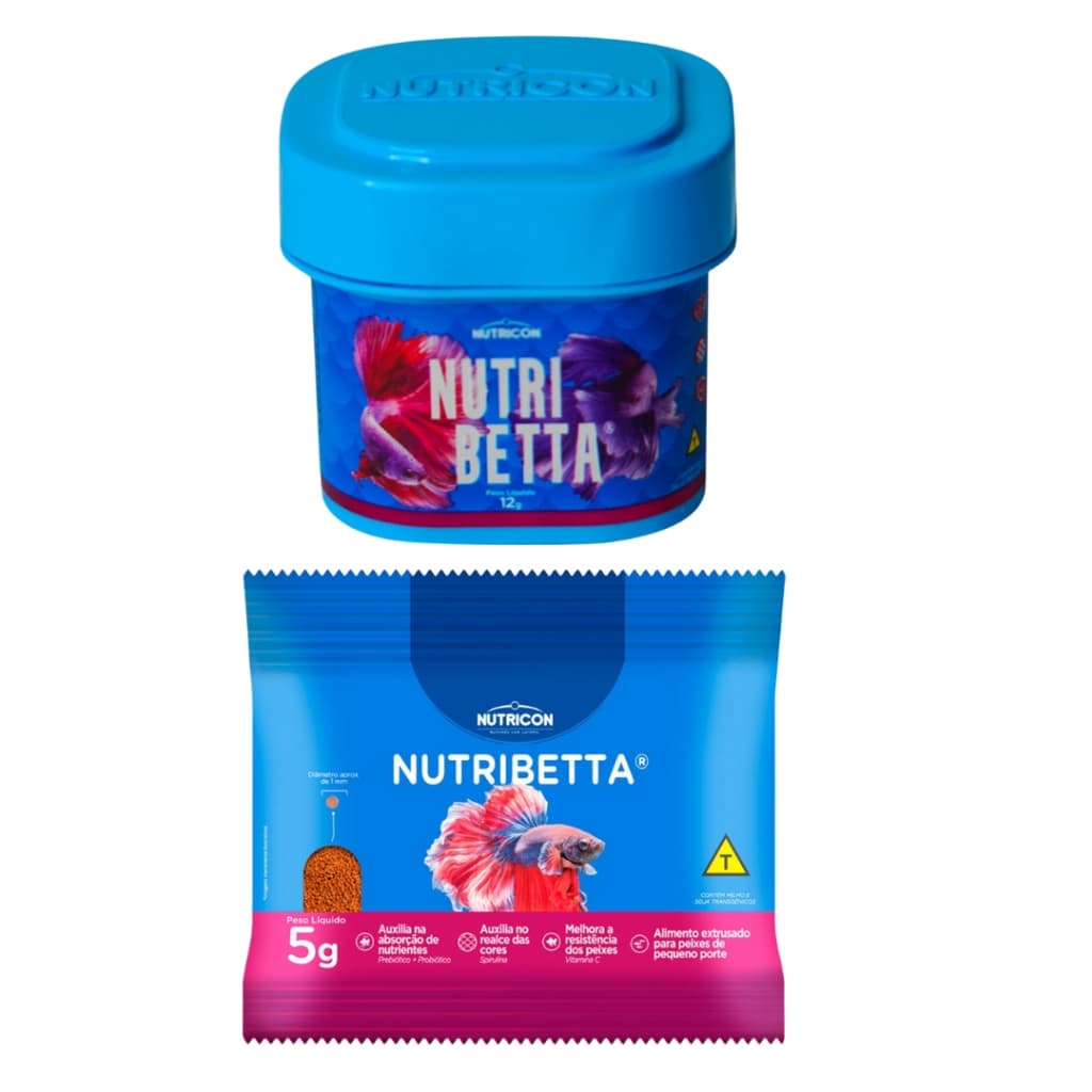 Ração Nutribetta Nutricon para Peixes 5g/12g