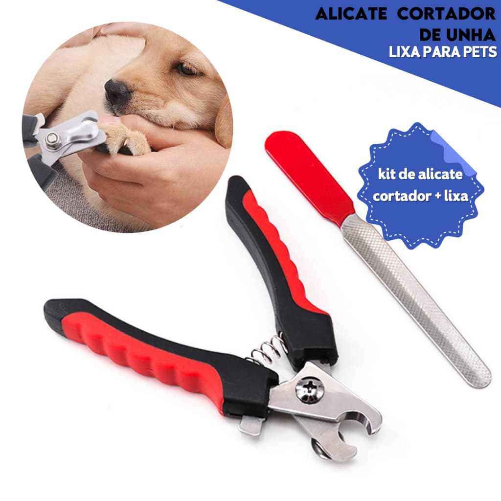 Alicate Cortador De Unha Para Cães e Gatos - Mazzal