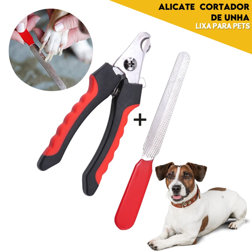 Alicate Cortador De Unha Para Cães e Gatos - Nosso Lar