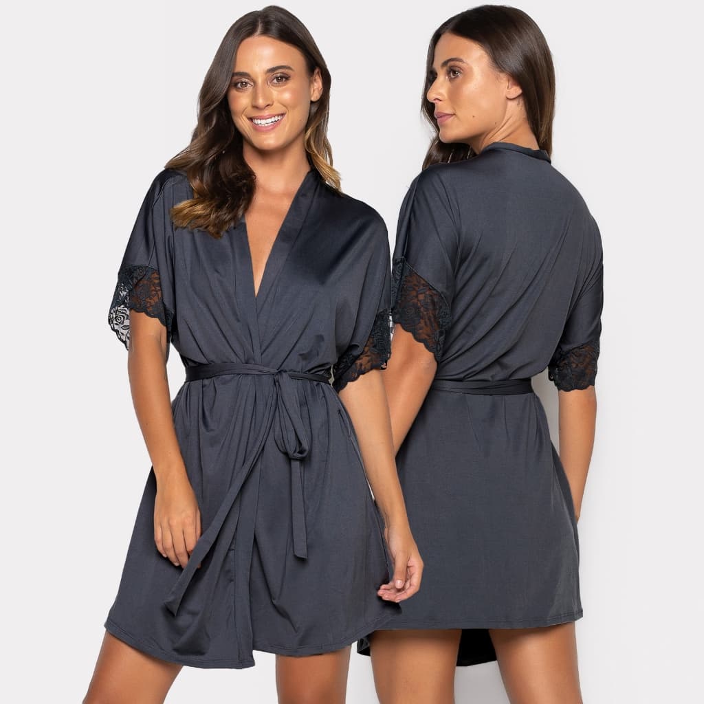Robe Feminino Bravaa Store Hobby Hobbie Roupão Noiva Barato Robe 238
