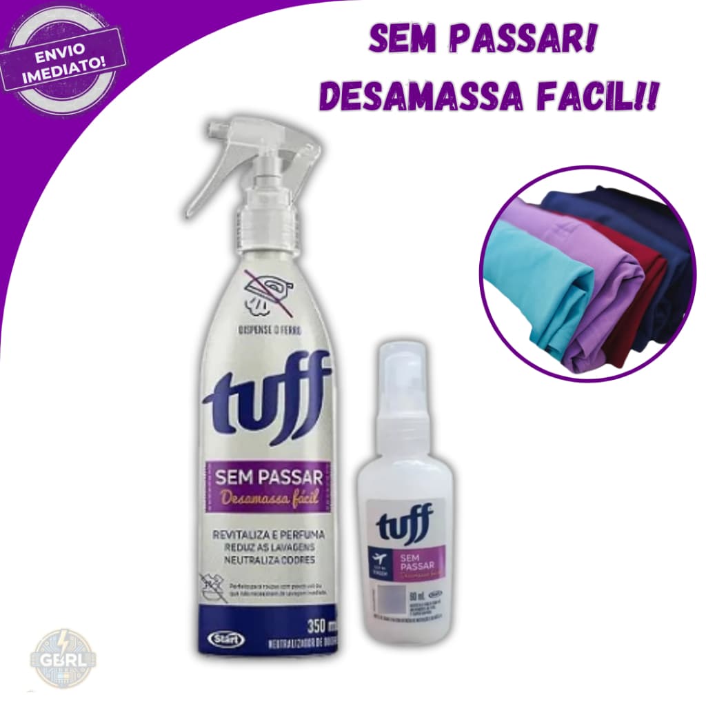 Desamassa Fácil Sem Passar Tuff Start 350ml / 60ml