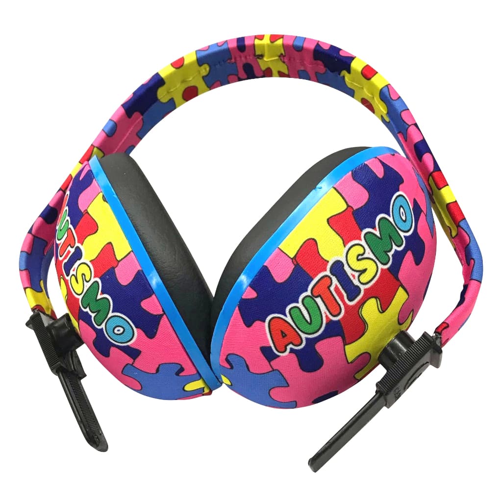 Protetor Auricular Abafador De Ruídos Para Criança Adulto Ajustável Rosa Camper