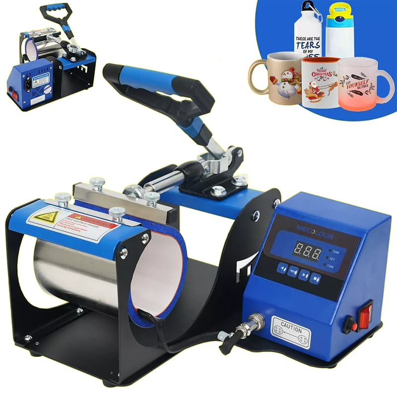 Prensa Térmica Digital 11OZ prensa de caneca mecolour 110V/220V prensa de caneca