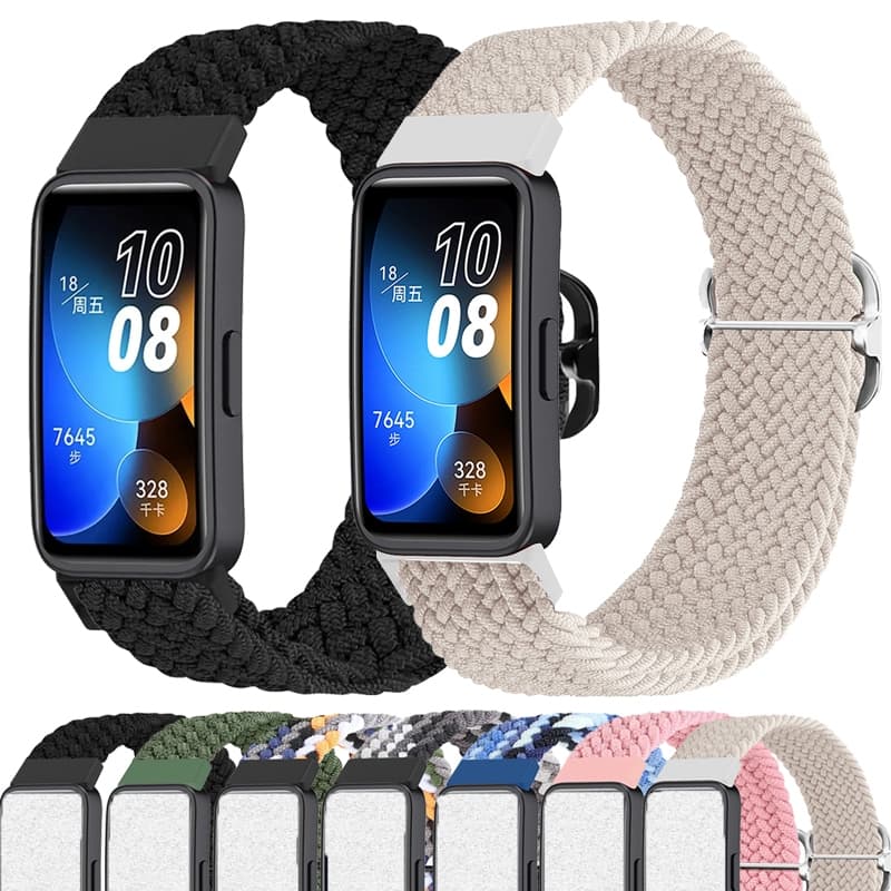 Pulseira Nylon para Relógio Huawei Band 10 e huawei band 9 Huawei band 8
