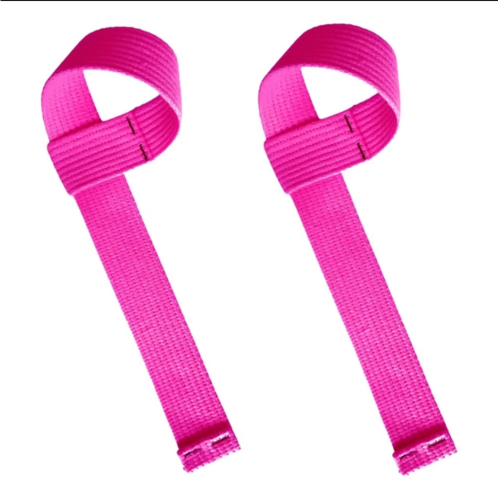 Tala Straps 100% Algodão. P/ Musculação Academia Funcional ROSA