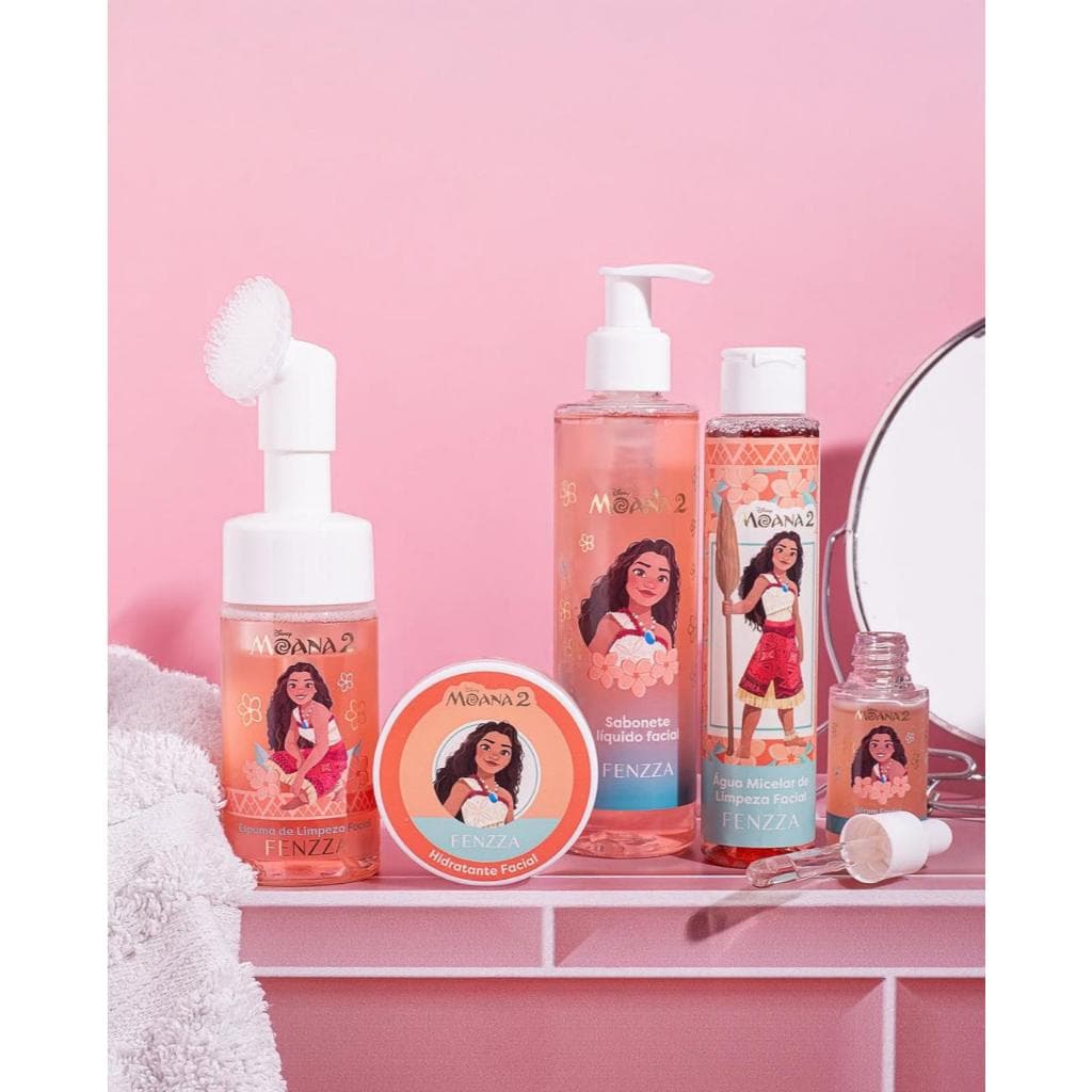 Linha de Limpeza Facial e Corporal Moana 2 Disney - Fenzza