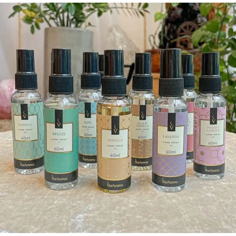 Home Spray VIA AROMA Aromatizador de Ambiente 60ml-Cheirinho Para Casa