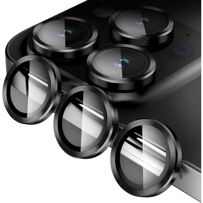 Kit De 3 Lentes De Camera Comativel Para Iphone 15 Pro\15 Pro Max