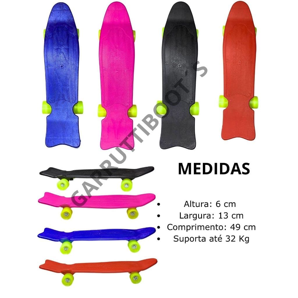 Skate Infantil Reforçado Aventura Garantida