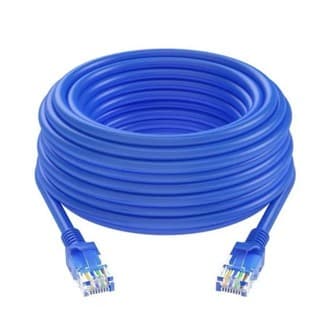 Cabo de Rede LAN Ethernet RJ45 CAT5e 2m3m5m10m15m e20m Metros Cat5 e Montado 8P8C Homologado Pronto