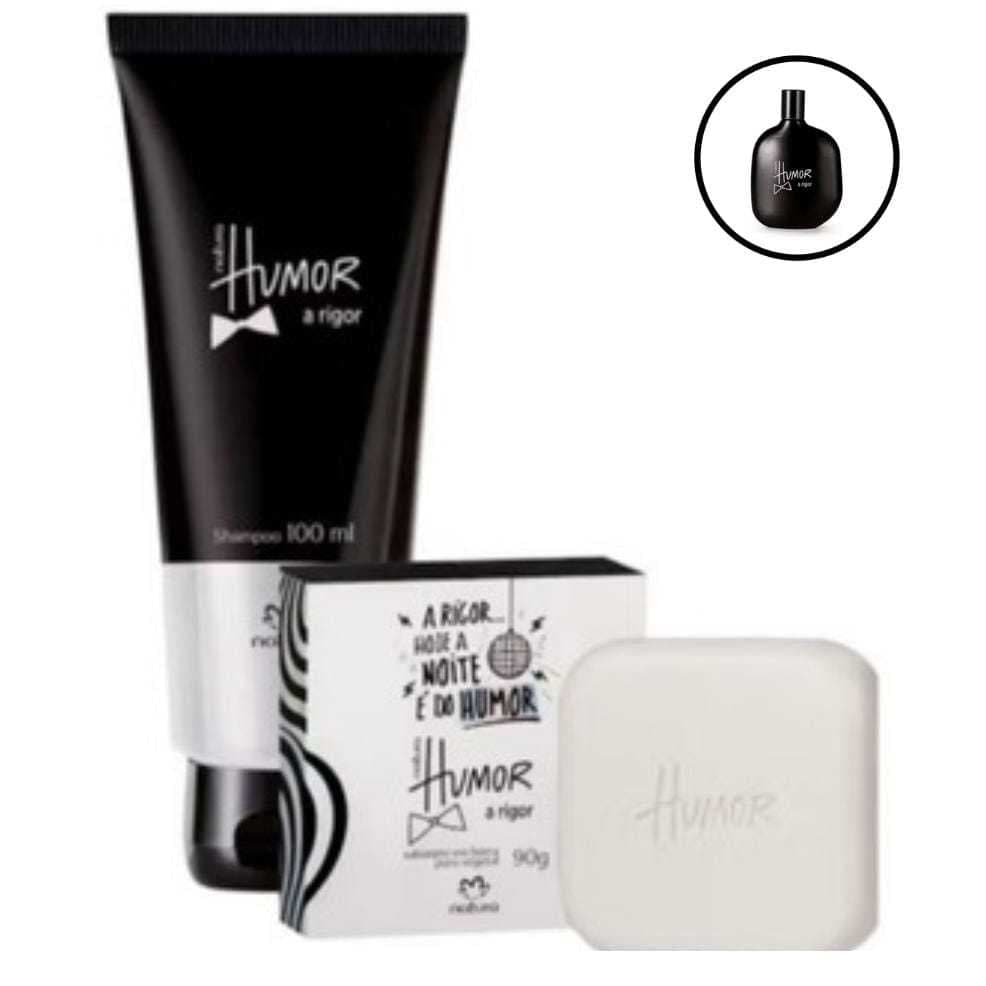 Presente Humor a Rigor Natura Masculino Shampoo 100ml e Sabonete em Barra 90g