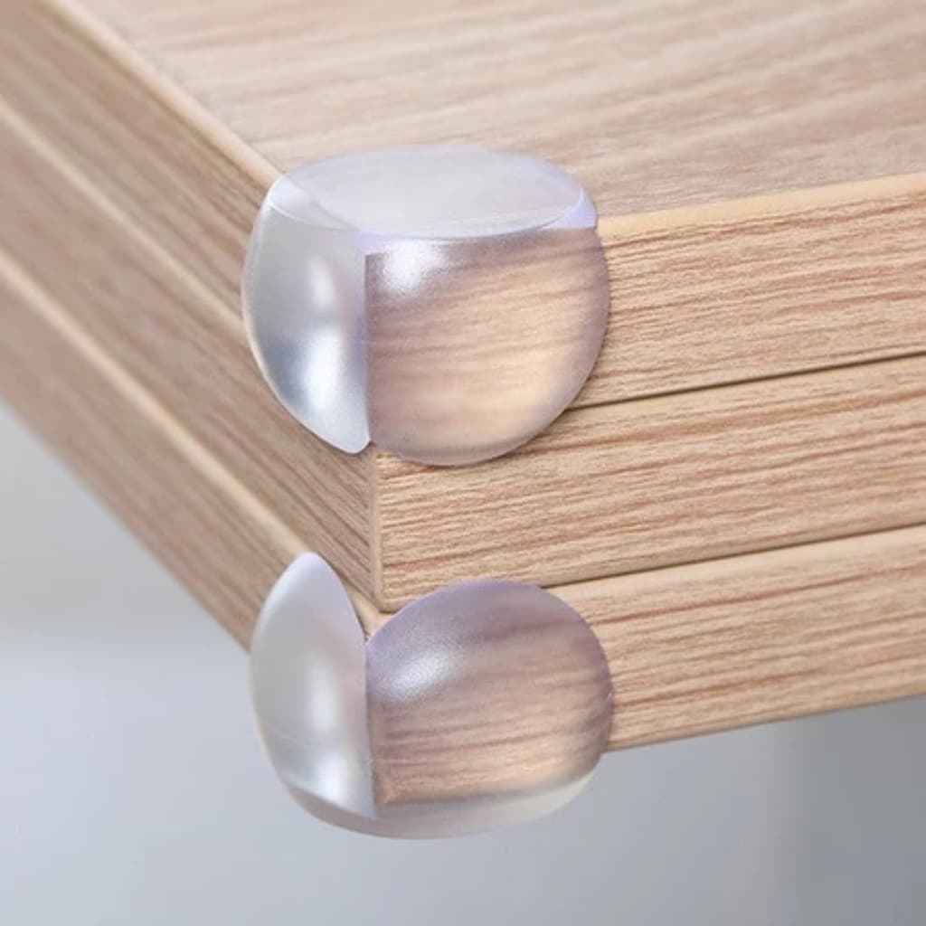 4 Unidades Protetor De Quina Silicone Mesa Segurança Para Crianças E Bebes Proteção