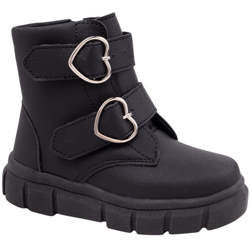 BOTA COTURNO INFANTIL MENINA DELICADA  FIVELA ZÍPER LATERAL