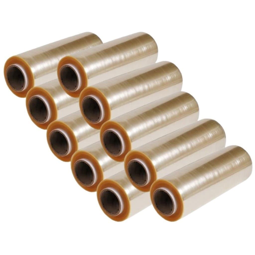 Kit 10 Rolo Bobina Plastico De Filme Pvc 28cm X 100 Metros PROFILM