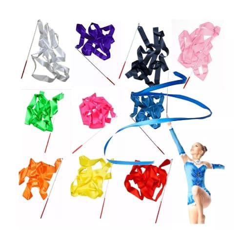 Fita Ginástica Ritmica 4 metro com estilete