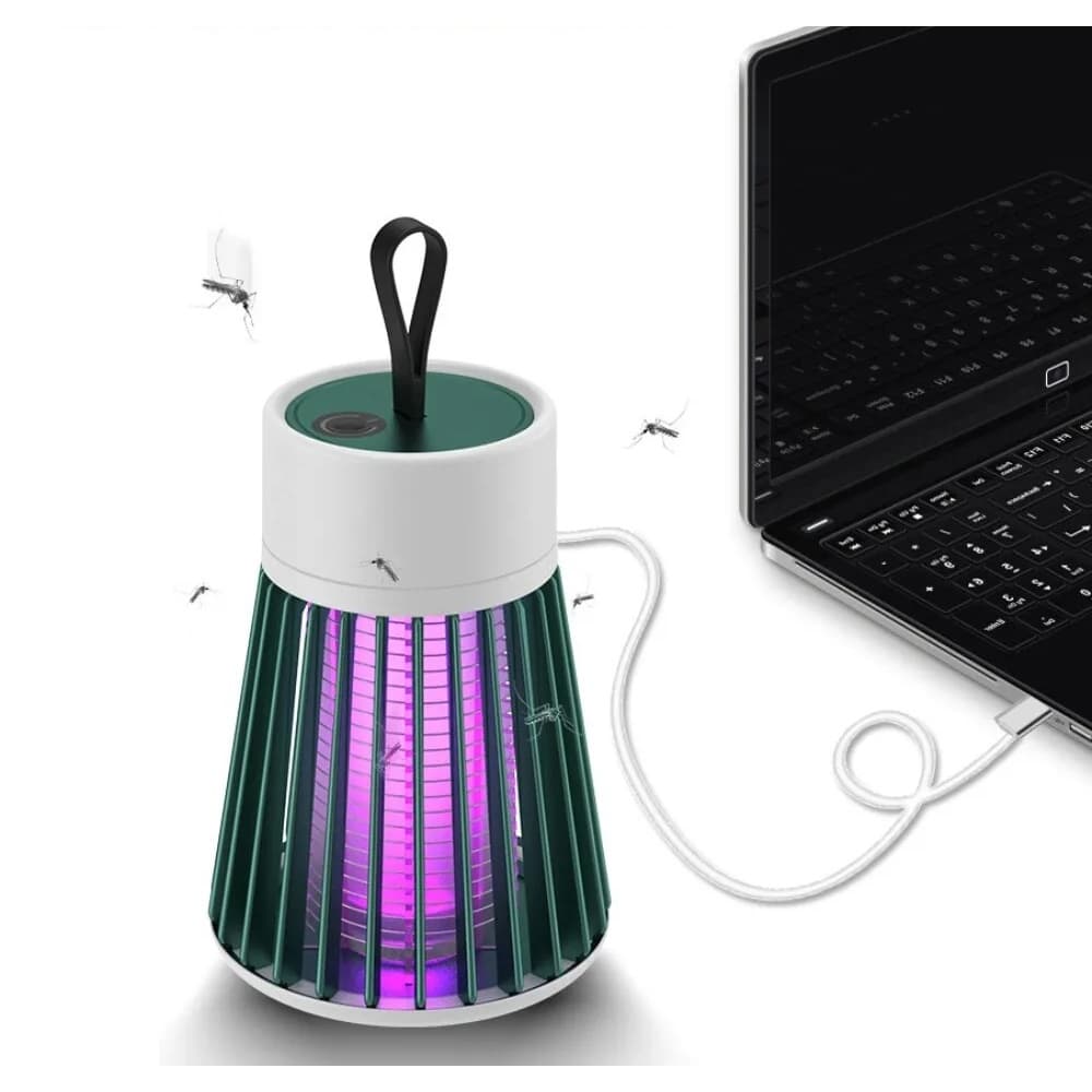 Lâmpada Elétrica Mata-Mosquitos Com Luz UV Usb Recarregável Armadilha Para Insetos Su