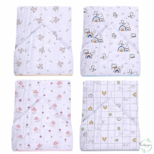 Toalhão De Banho Soft Premium Papi C/ Capuz Estampado 1,05M X 85Cm Toalha Fralda 3 Camadas