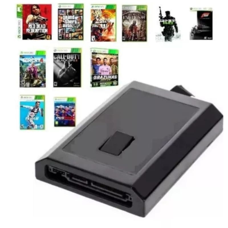 HD de 250gb com jogos para xbox 360 RGH