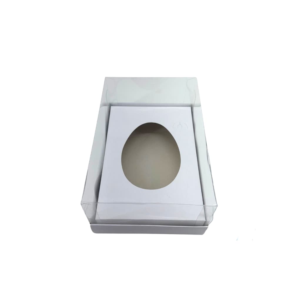 10 Caixas Com Tampa De Acetato Para Ovo De Colher - 500g