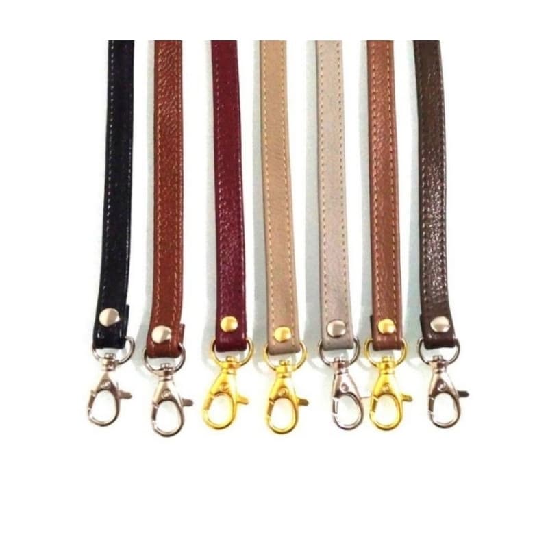 Couro Legítimo Alça para Bolsa Qualidade 1,3cm Curtas Médias Sem Regulador Preta Caramelo Vermelha Marrom Cores Diversas