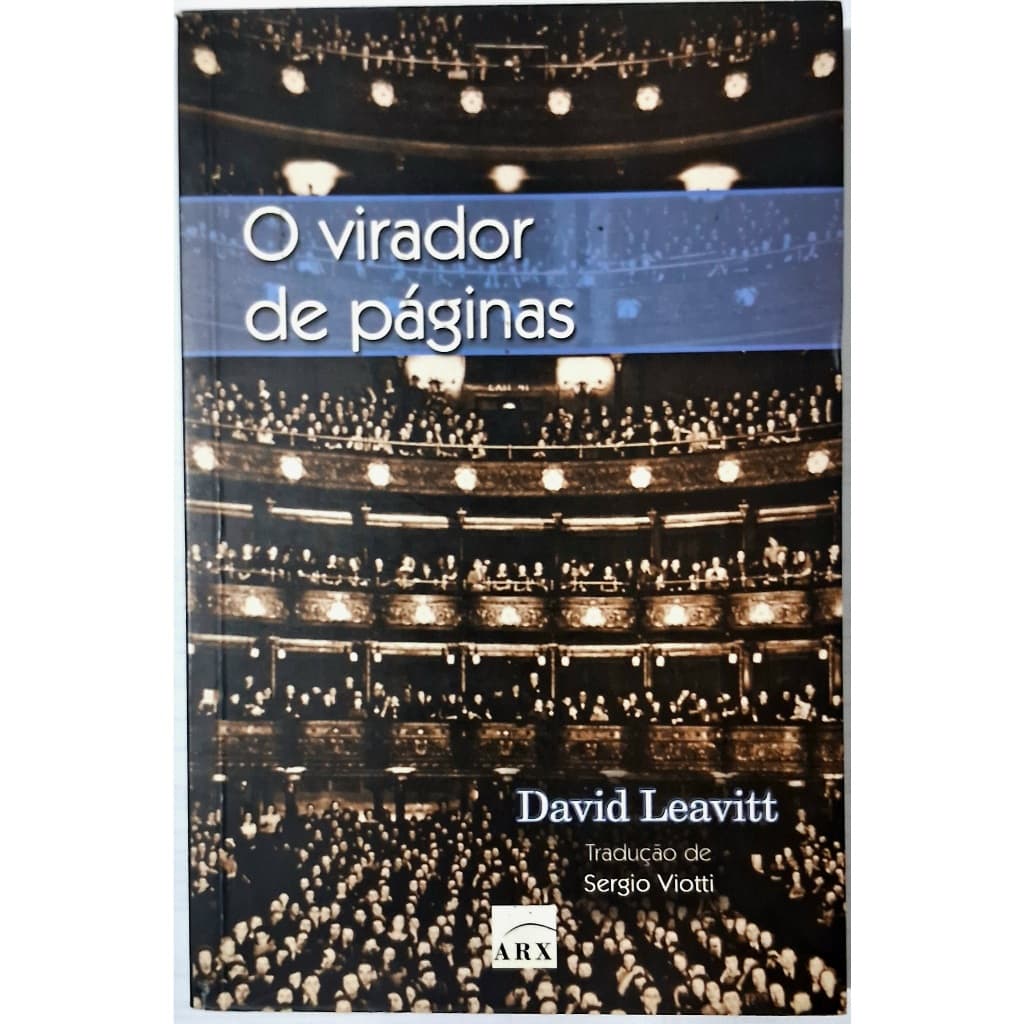 Livro "O virador de páginas", de David Leavitt (Romance LGBT+)