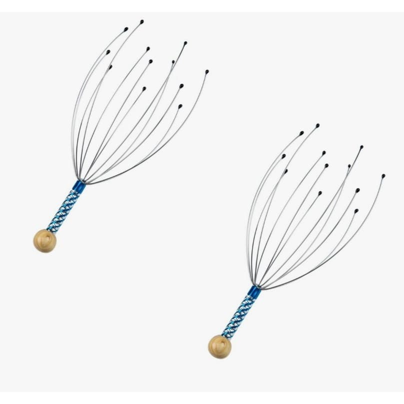 Kit 2 Massageador De Cabeça Cafuné Massagem Relaxante