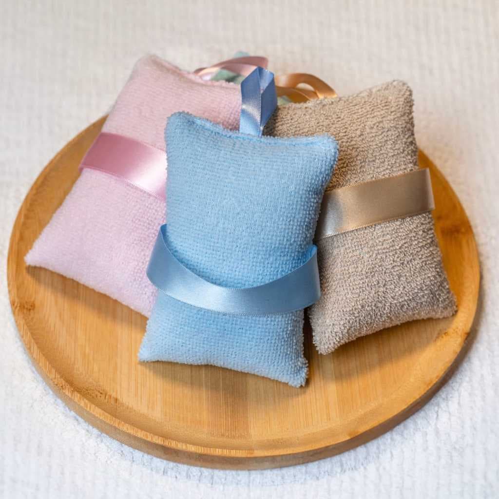 KIT - 3 BUCHAS DE BANHO ATOALHADAS PARA PELES SENSÍVEIS