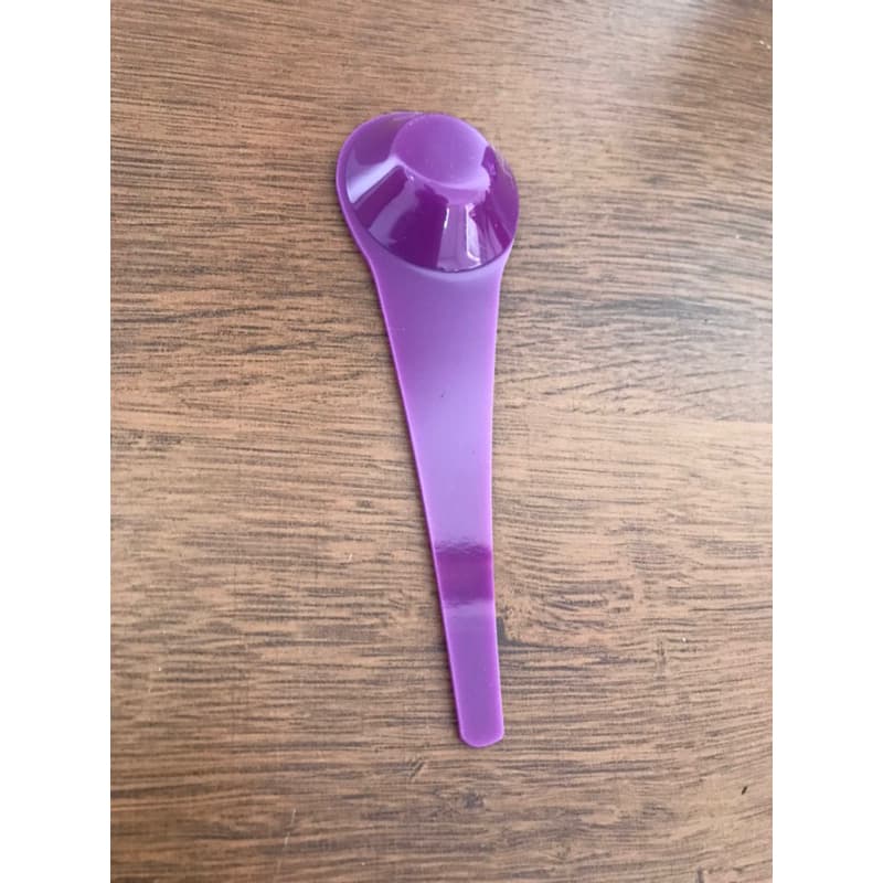 Colher de acrílico para complementos de açaí sorveteria colheres e pegadores