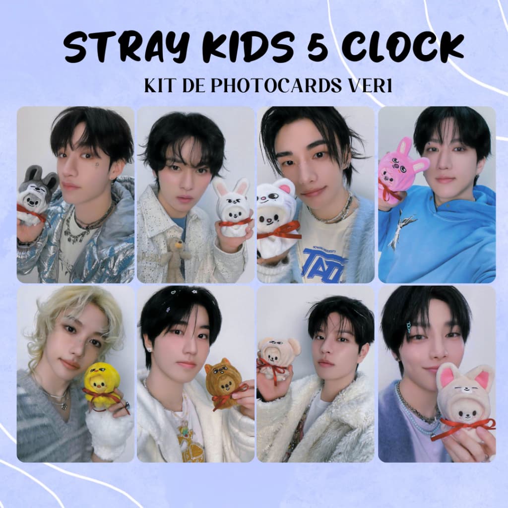 Photocards Stray kids fanmeting 5 o clock (FANMADE)