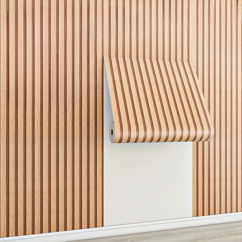 Papel de Parede Vinilico Adesivo Madeira 5M Autocolante Móveis Parede