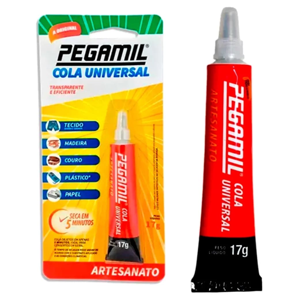 Cola Universal Artesanato 17g – PegamilCola Universal Artesanato 17g – Pegamil
