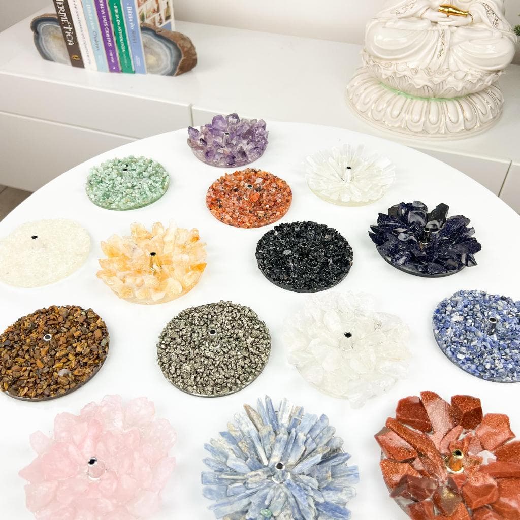 Incensário de Pedras Naturais