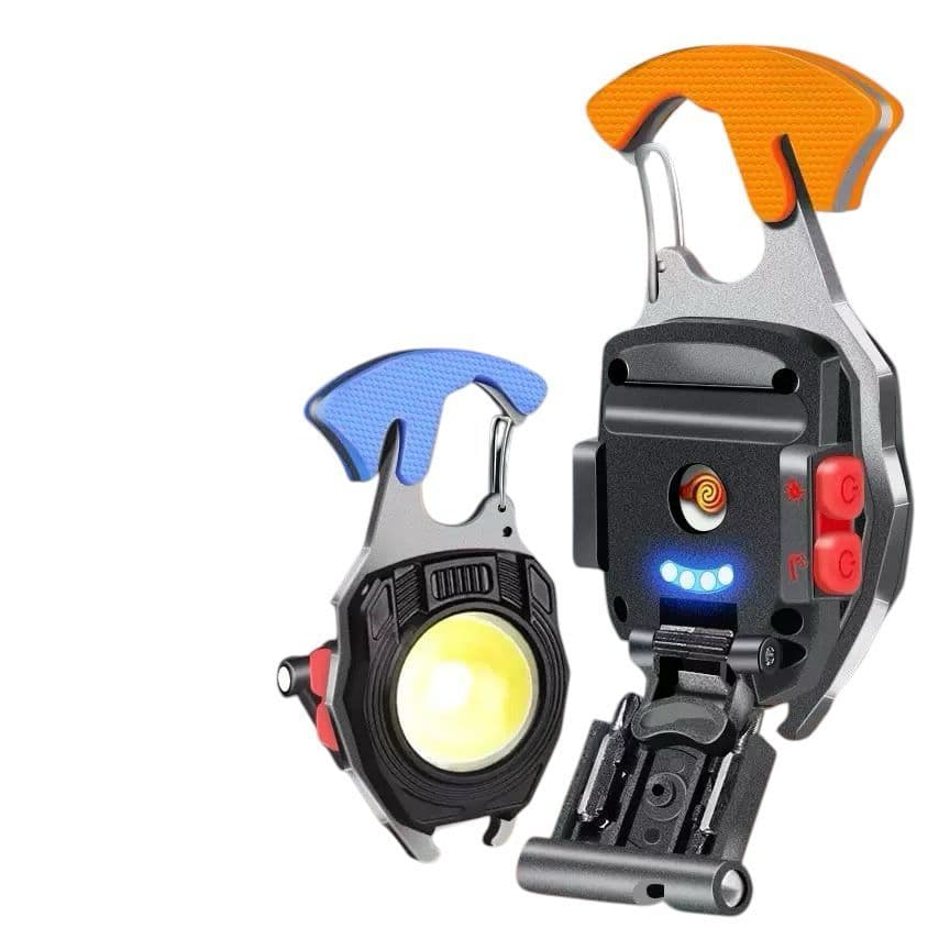 Mini Lanterna Cob Chaveiro Mosquetão Recarregável -TOP PARA  ENVIAR MAIS RAPIDO