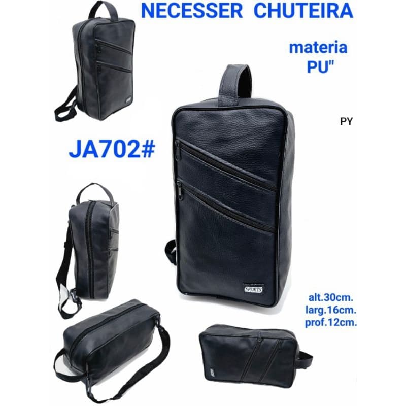 Porta chuteira Esportivo Tênis Reforçada Material PU JA702