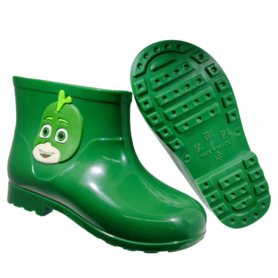 bota galocha bota Infantil Largatixo Menino Gato Pj Mask Para Chuva Impermeavel Frio Flexivel Leve