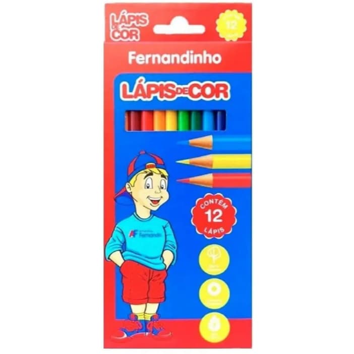 Lápis De Cor Fernandinho 12 Cores - Faber Castell