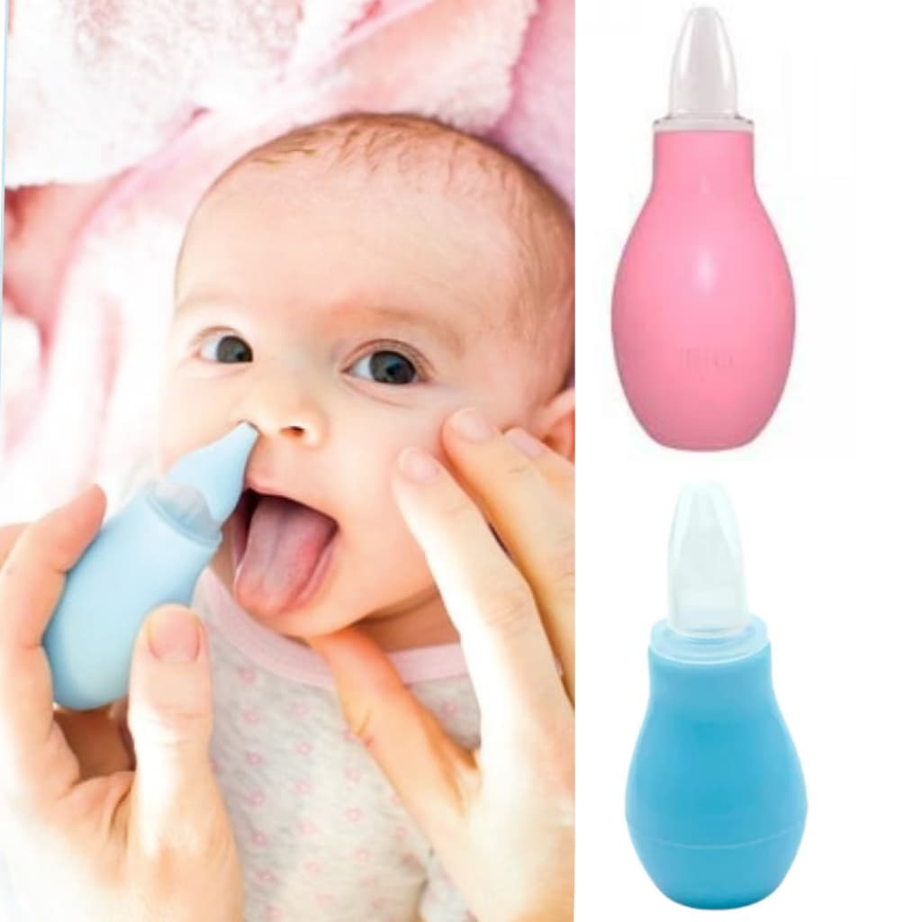 Aspirador Nasal Gota Bebês Baby Care Silicone Conta Gotas Congestão Nasal Secreções Nasal infantil