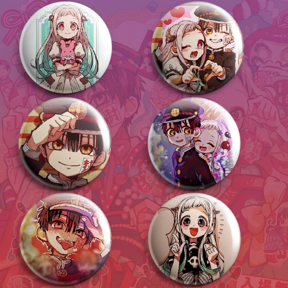 Bottons Broche Anime Toilet Bound Hanako kun