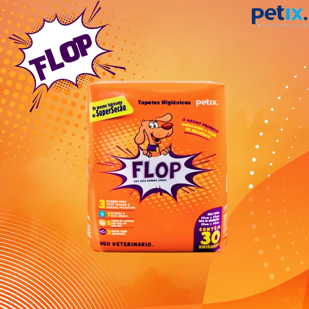 Tapete Higienico Para Cães Flipflop 30unidades - PETIX